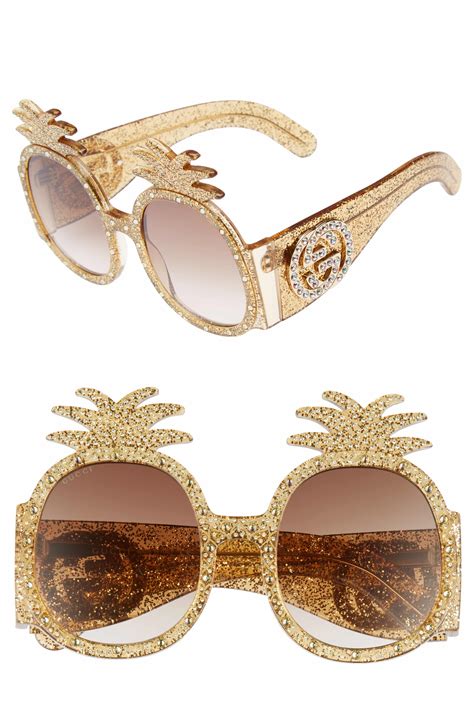 gucci pineapple sunglasses|Gucci sunglasses on sale.